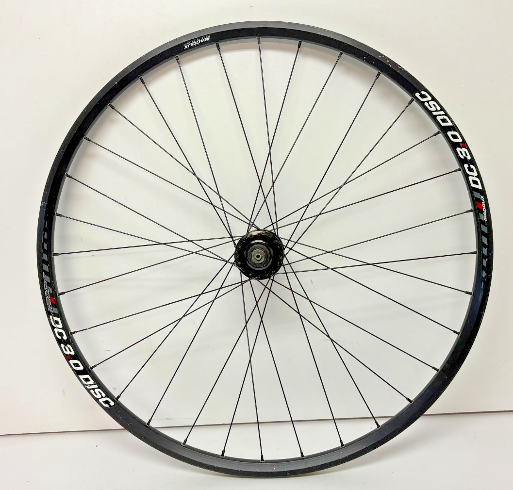 Maddux DC 3.0 Disc 32-Spoke Black Aluminum 622x17/700C Front Wheel