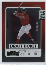 2021 Panini Contenders Draft Ticket Green 299/299 Xander Bogaerts #29 4e9