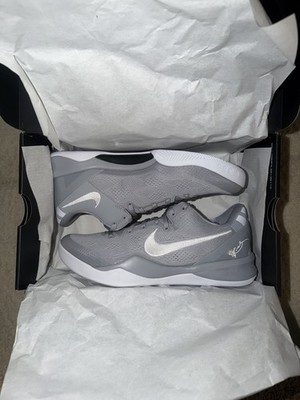 Nike Kobe 8 System Protro Wolf Grey/White Gray Mesh Sneakers HF9550-002 2024