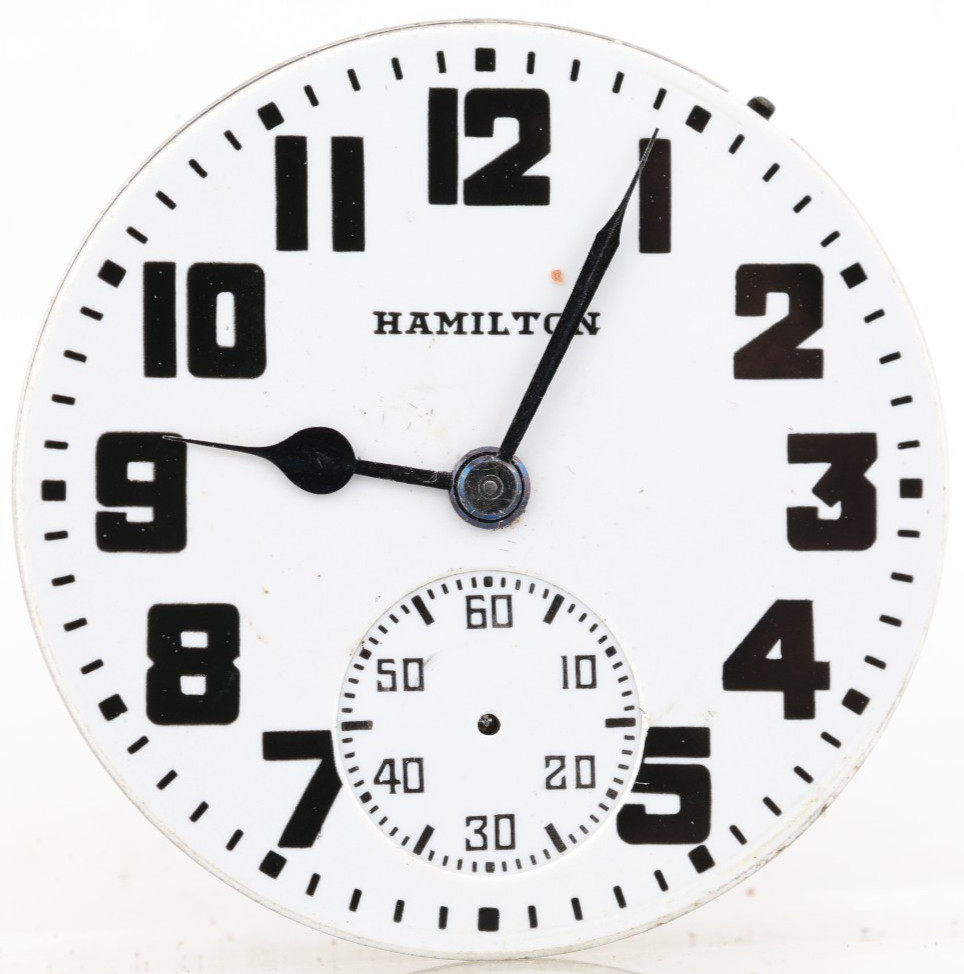 HAMILTON Gr. 974 SPECIAL, 2540211, 17j POCKET WATCH MOVEMENT, FOR REPAIR (HR)