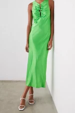 New  Rails Fiona Midi Dress Vibrant Green Size L