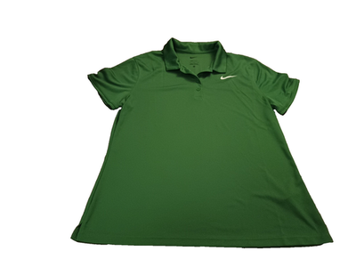 kelly green nike polo