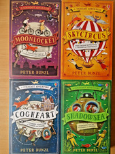 Peter Bunzl The Cogheart Adventures Books x4 Complete Victorian Murder & Mystery