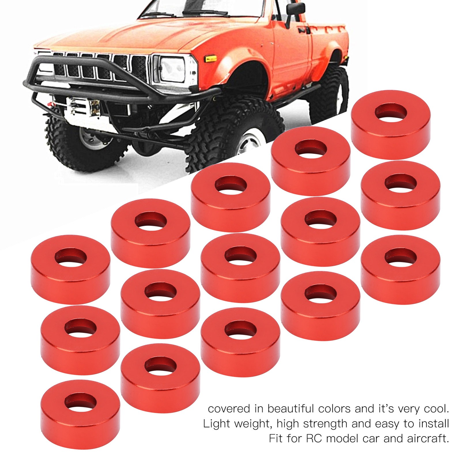 15pcs M3 Countersunk Screw Washer Aluminium Alloy Concave Gasket Accessory BA