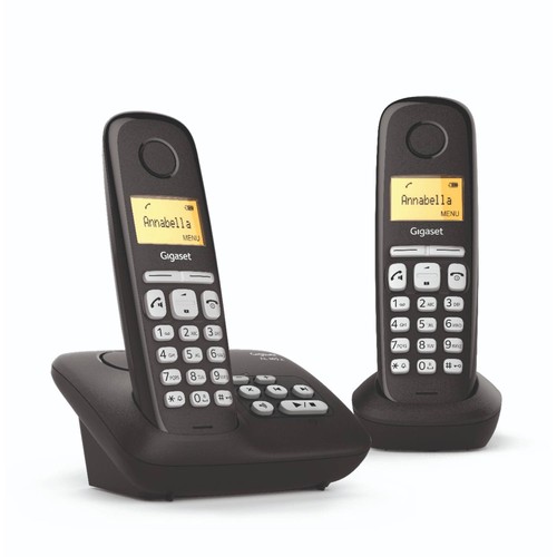 Gigaset AL385A Duo Telefoon + Antwoordapparaat Zwart - Photo 3/5