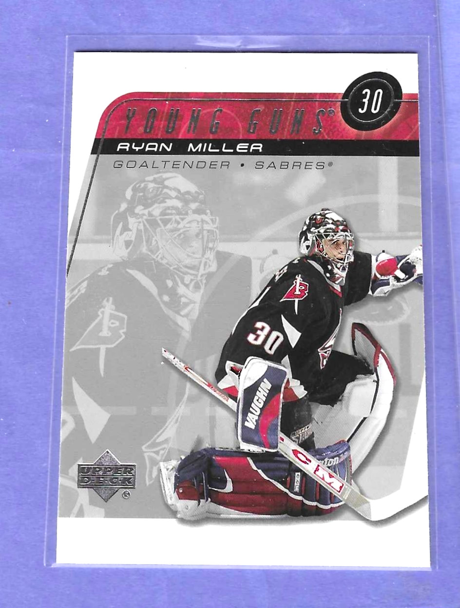2002-03 Upper Deck Ryan Miller Buffalo Sabres Young Guns #436 Mint+