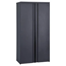 EDSAL  Storage Cabinet,Al,72" H,36" W,18" D 817VD3