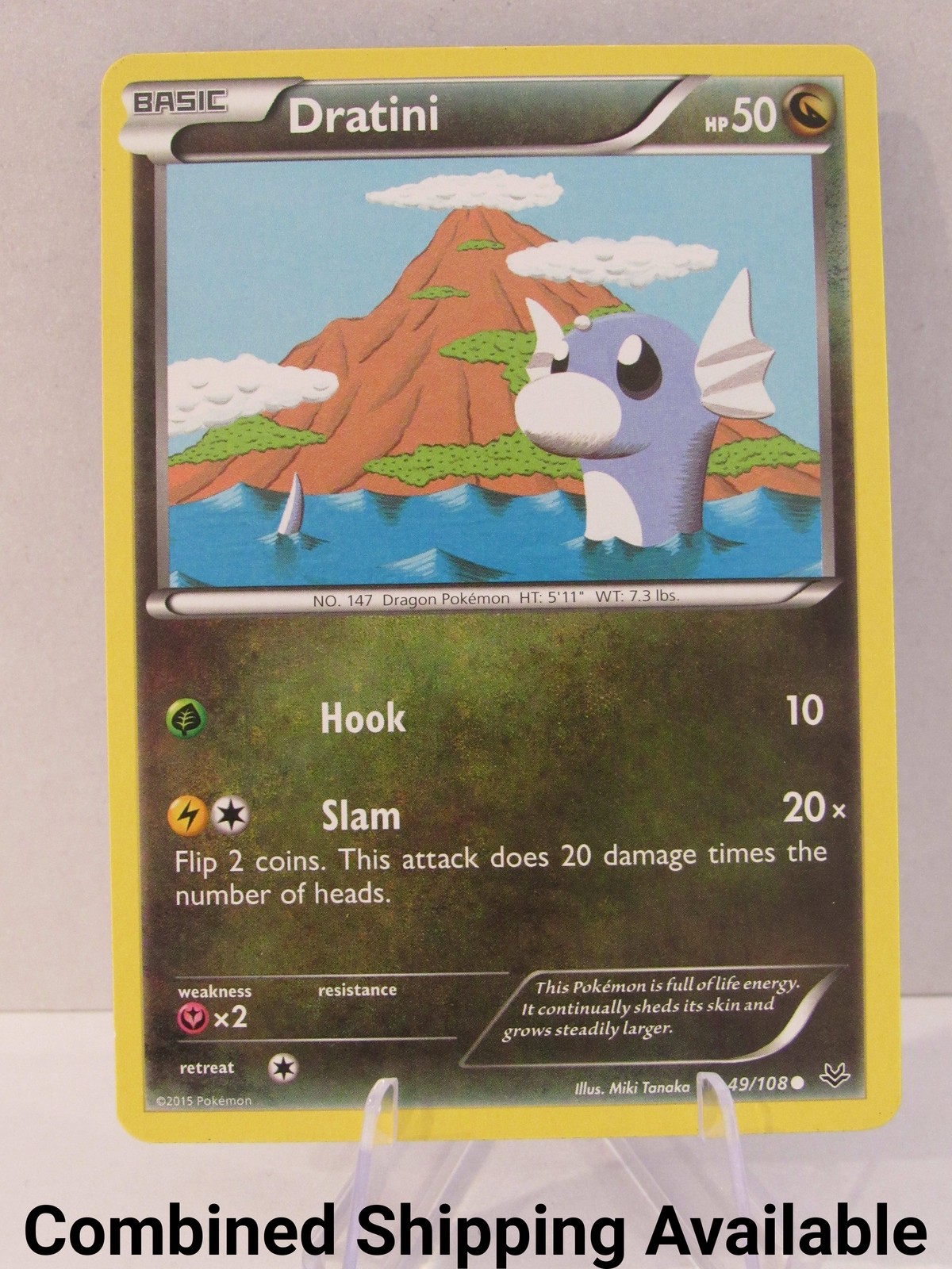 Dratini 49/108 XY - Roaring Skies NM English 16690