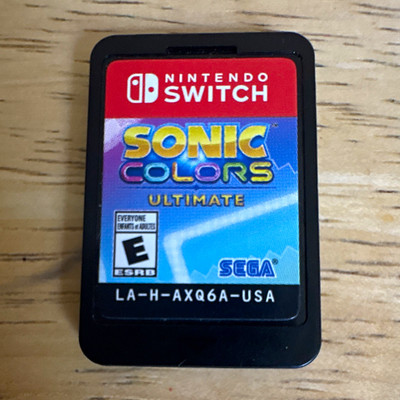 SEGA Sonic Colors Ultimate Nintendo Switch E Rated NTSC-U/C
