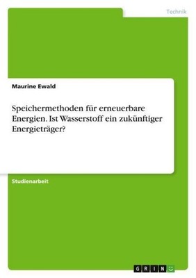 Speichermethoden für erneuerbare Energien. Ist Wasserstoff ein zukünftiger Energ