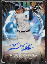 2023 Topps Transcendent VIP #VIPA-MCA Miguel Cabrera Auto #D /23 Tigers HOF