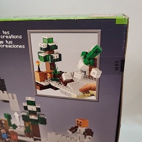 Lego Minecraft The Snow Hideout 21120 Brand New Sealed Back Box Tear Fast Ship