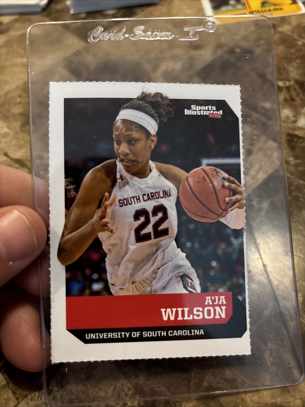 A'JA WILSON 2016 SI KIDS SPORTS ILLUSTRATED #517 LAS VEGAS ACES WNBA RC Inv004