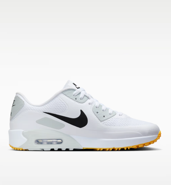 Size 11.5 - Nike Air Max 90 Golf White Black Gum for sale online