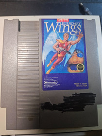 Nintendo NES Console Bundle | OEM Power, Controller | Legendary Wings | AV Cable