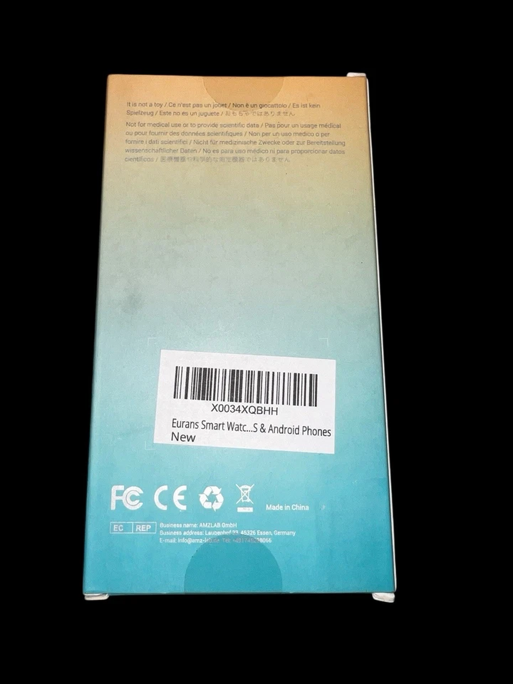 Eurans Smart Watch Fitness Tracker Bluetooth Connectivity -New - Image 2 of 2