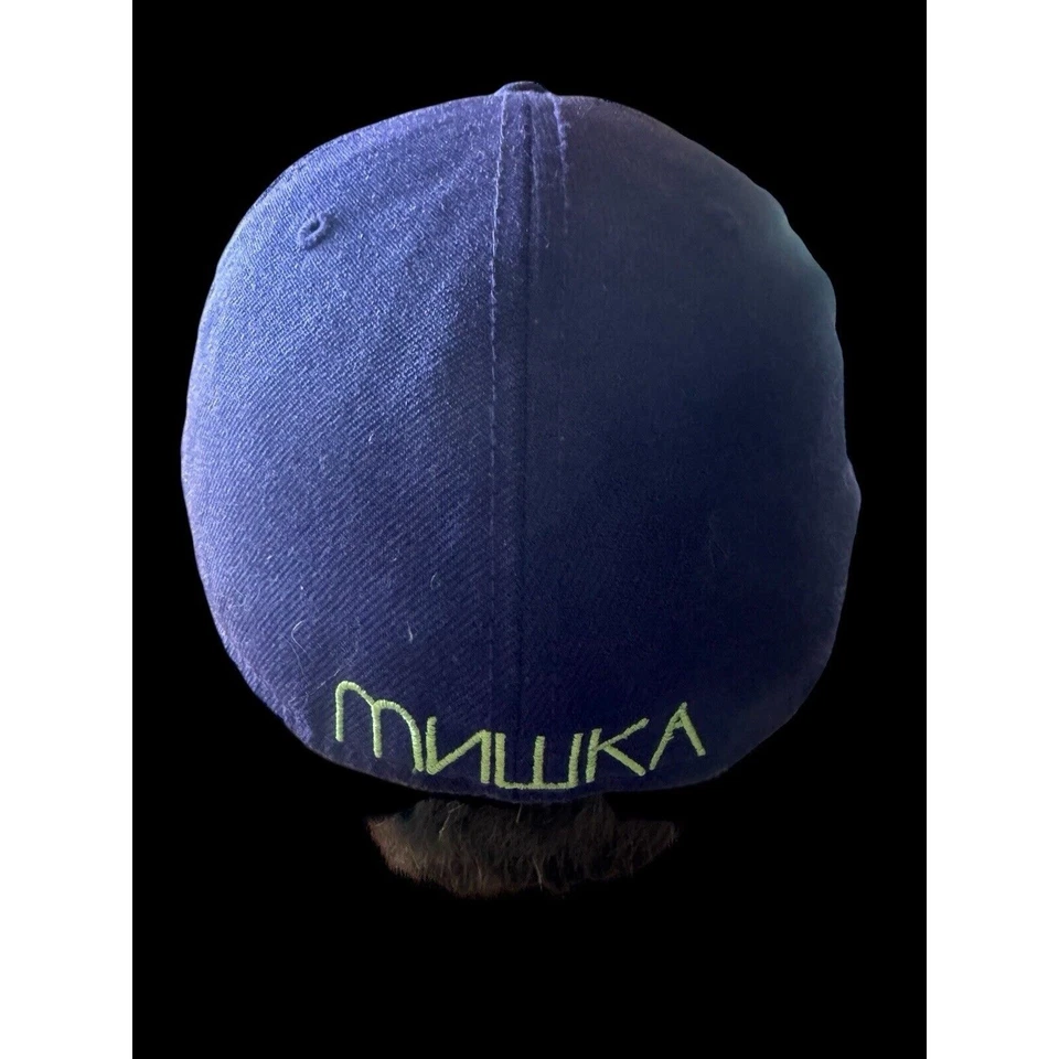 Gorra MISHKA 7 3/8 59Fifty NUEVA ERA púrpura ajustada difícil de encontrar bordada Foto 4 de 4