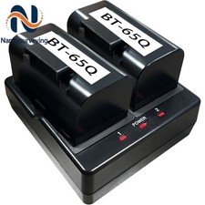 Replacement for Topcon BT-65Q Battery & Charger Set, for Topcon Total Stations