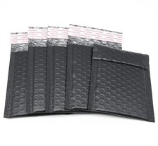 5x7 Inch Black Poly Bubble Mailers Small Padded Envelopes Inch,