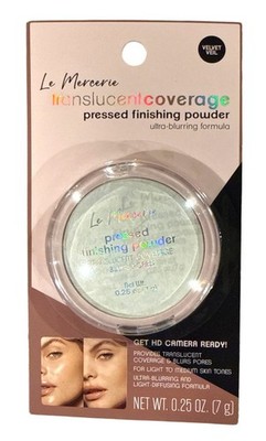 Le Mercerie Translucent Coverage Pressed Finishing Powder Velvet Veil 0.25oz