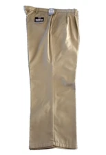 Dockers Signature Khaki Pants Tan 100% Cotton Relaxed Fit Pleated Mens 40x30 NWT