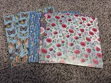 Stampin Up 12 x 12 DSP Lot of 10 Paper packs Includes Vellum NIP