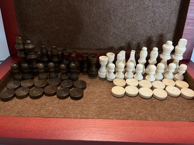 Cardinal Game Gallery Chess & Checkers Wood Set