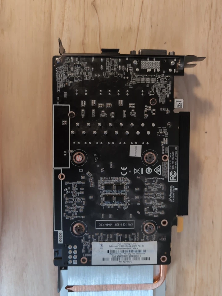 Графический процессор PNY GeForce GTX 1660 OC 6 ГБ - двойной вентилятор XLR8 GDDR5 - Изображение 2 из 4