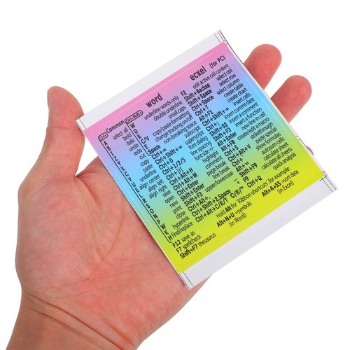 4 Sheets Key Stickers Laptop Decals Keyboard Replacement - Afbeelding 5 van 12