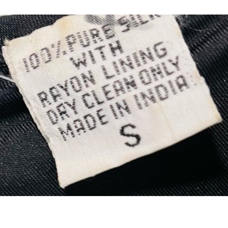 Vintage 80s Lawrence Kazar Silk Beaded Formal Dress Black Tie Embellished