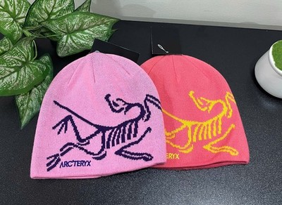 Arc'teryx Bird Head Toque Combo Pink & Red Yellow Merino Wool Ski