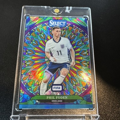 Phil Foden 2024-25 Panini Select EPL  Stained Glass Man City Case Hit SSP 