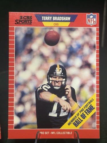 NFL pro set 1990 Announcer Lot - Saunders, Bradshaw, Theismann, Namath - Picture 4 of 6