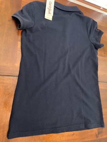 Girls' short sleeve pique uniform polo shirt, size XL 14/16Cat and Jack - NWT - Picture 2 of 3