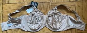 42H - Seamless Underwire Bra by Wacoal; AWARENESS, Toast, New