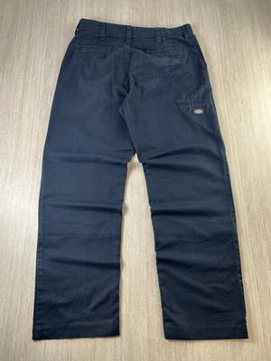 Dickies Double Knee Loose Fit Arbeitshose 34x32 dunkelblau mehrere Taschen Herren