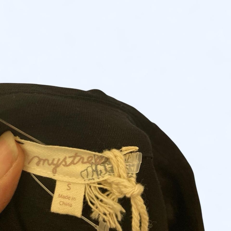 black and multi-coloured patchwork shirt with a l… - image 6