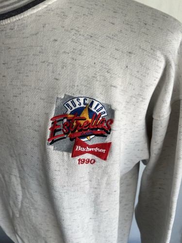 Sudadera grande BUSCANDO ESTRELLAS (1990) Budweiser Latino Star Search vintage - Imagen 4 de 6
