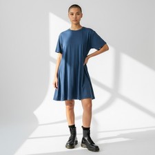 COS A-Line Mini T-Shirt Dress Medium Minimalist Modern Capsule Oversized Swing