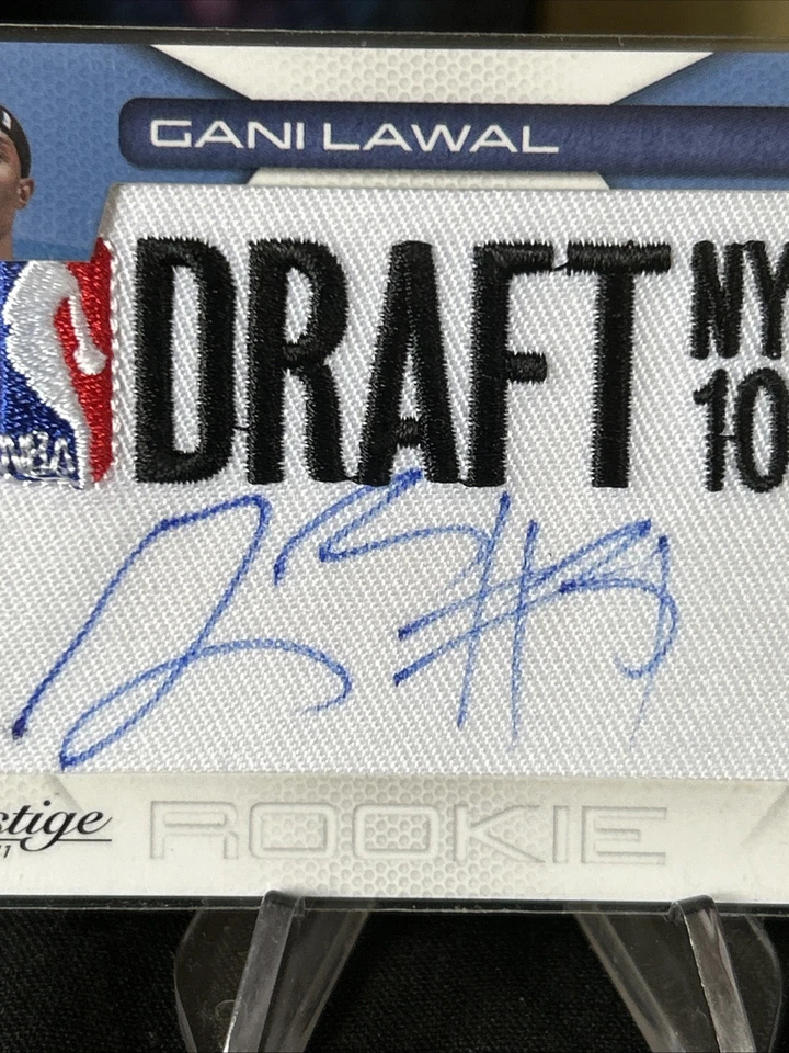 Gani Lawal 2010-11 Panini Prestige NBA Draft Class Rookie RC Auto 277/399 - Image 2 of 4
