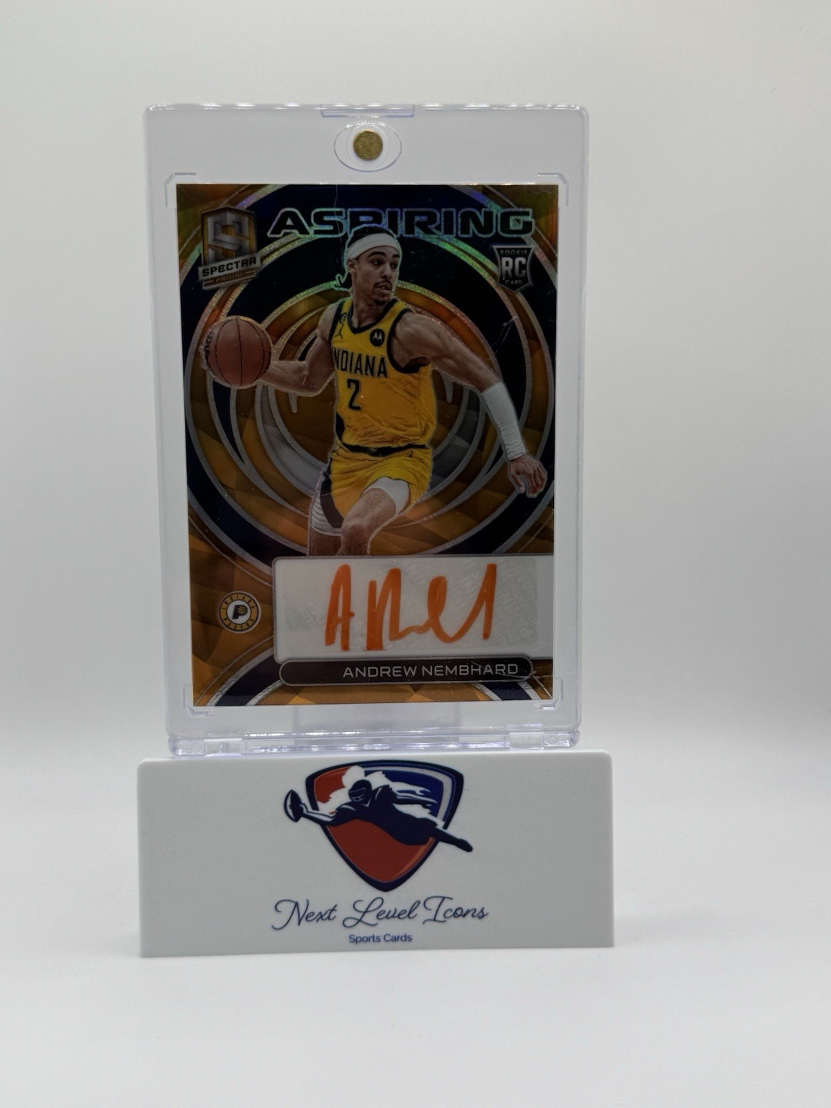 2022-23 Spectra Aspiring Andrew Nembhard Rookie AUTO /15
