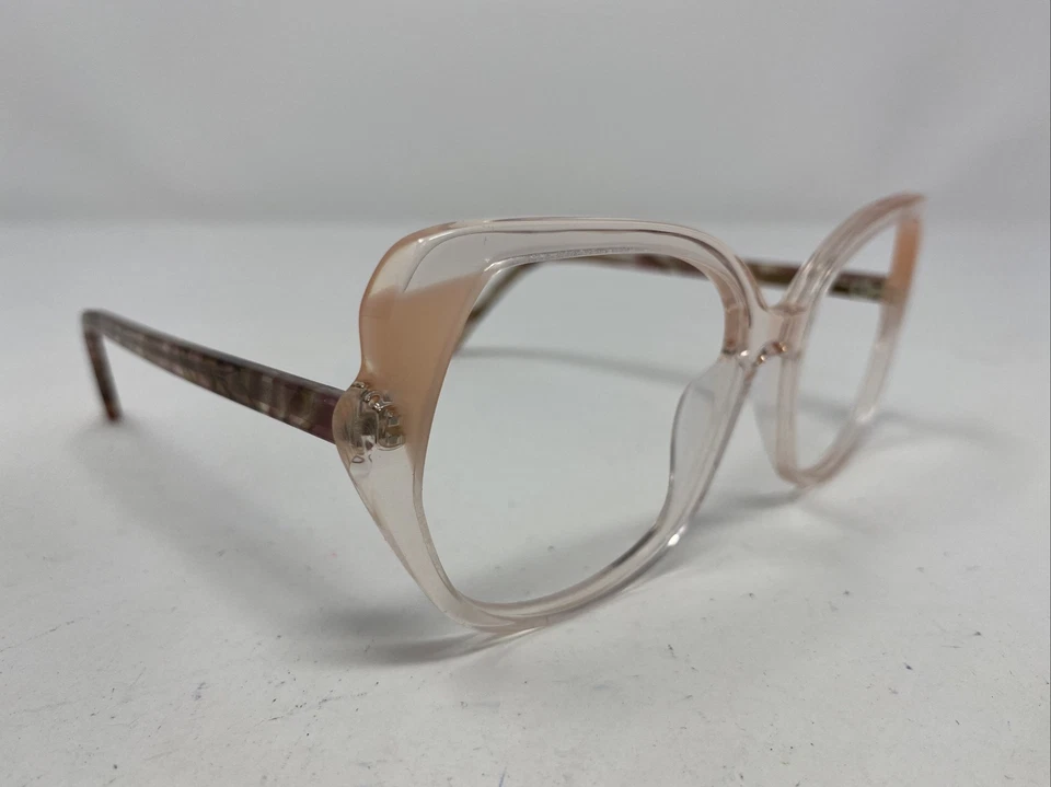 Betsey Johnson BONBON BEBE ROS 55-17-140 Rose Full Rim Eyeglasses Frame G845 - Imagem 3 de 4