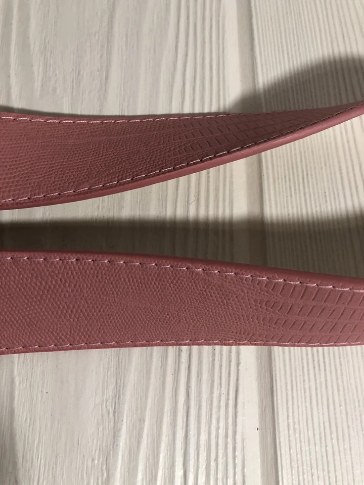 Cinturón rosa cosquillas hebilla estrás para mujer S M nuevo con etiquetas pequeño mediano Foto 4 de 4