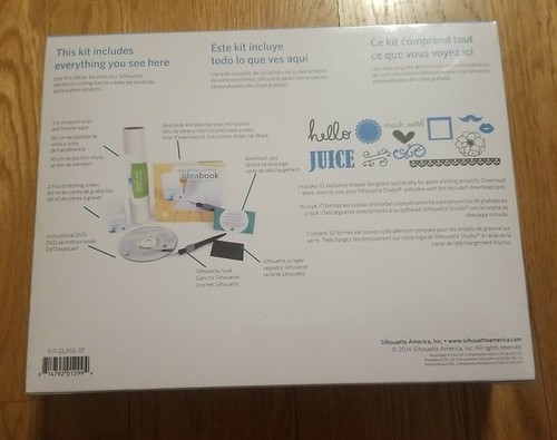 Silhouette Glass Etching Starter Kit DIY Craft New Sealed - 第 2/4 張圖片