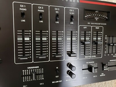 Mixer MTX Soundcraftsmen MX 250, Mint, 2 Phono, 4 Line, 2 Mic, & 2