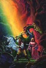 #57 Blue Moon Rising, Richard Hescox Fantasy Trading Card