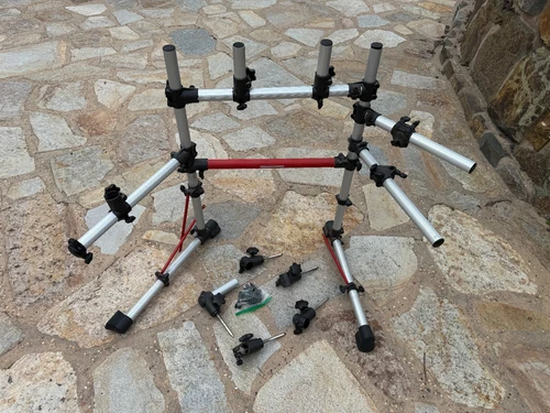 Yamaha RS85 Full Electronic Drum Rack System - Missing a couple bolts