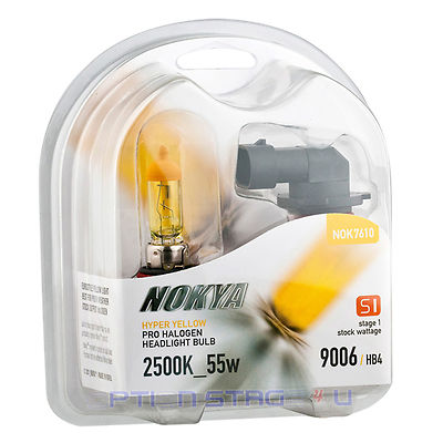 Nokya 9006 Hyper Yellow Stage 1 Headlight Halogen Light Bulb for Acura Fog Light