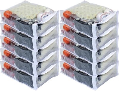 GoMaihe Boite Rangement Sous Lit 3 PCS, Sac De Rangement Vetement 90L