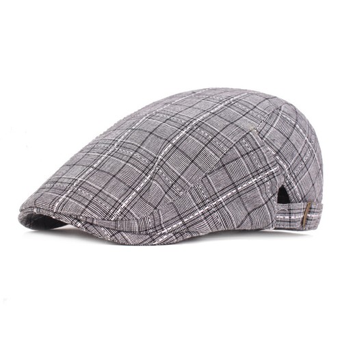 Gorra Gatsby de algodón a cuadros para hombre golf conducción taxista boina newsboy hiedra sombrero moda - Imagen 8 de 18